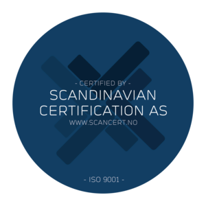ISO 9001 sertifisert